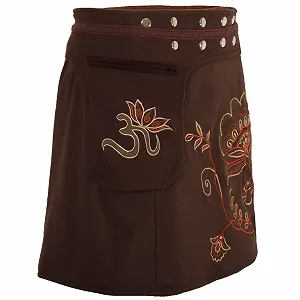 Спідниця PUREWONDER Wrap SK232 Жіноча на кнопках Зимова synthetic.ua - Фото 1