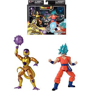 Фігурка Bandai Dragon Ball Super Golden Freezer проти Super Saiyan Blue Goku 17 см - Фото 1