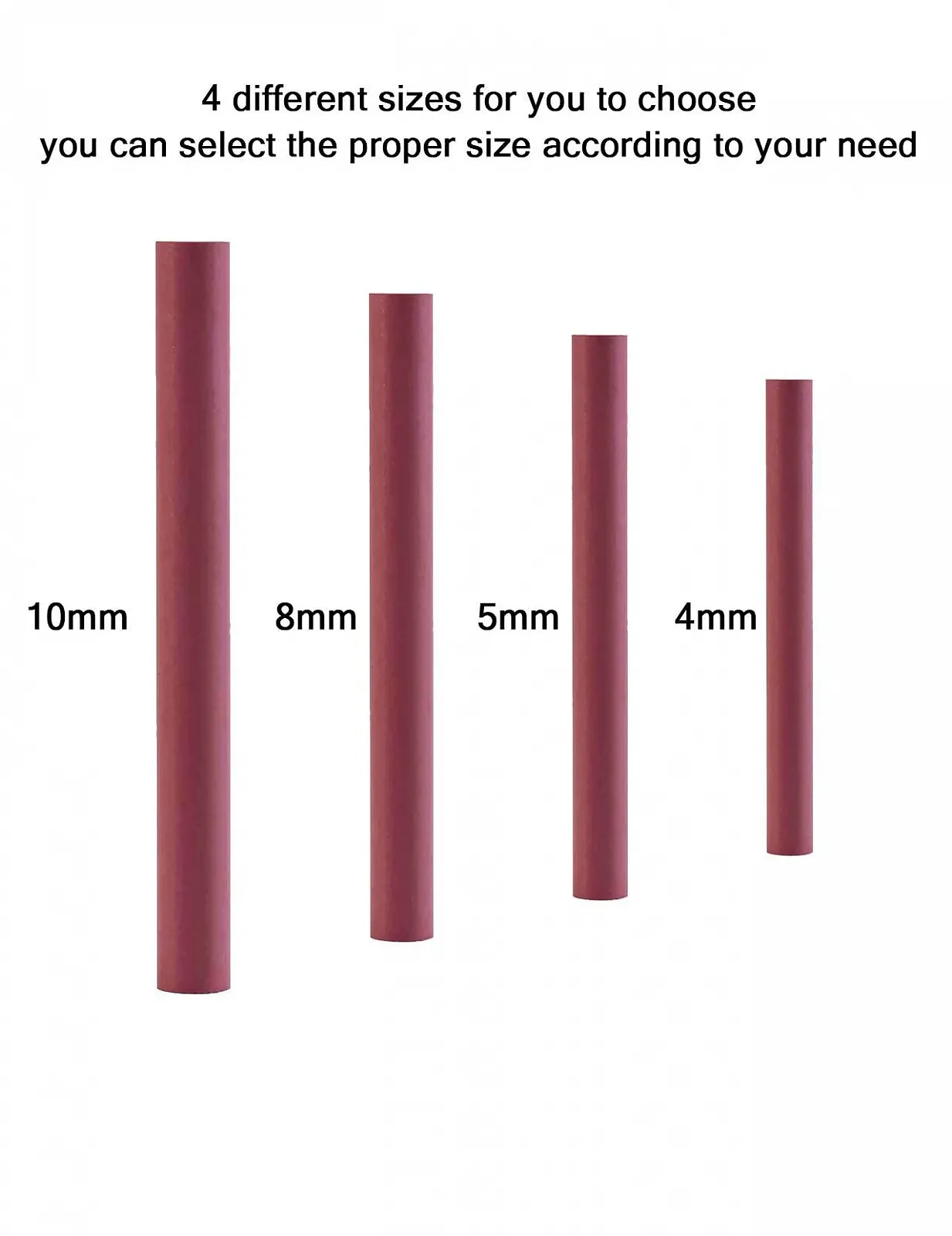 Точильний камінь Рубін 3000 Grit 100 x 5 мм Червоний, фото №5
