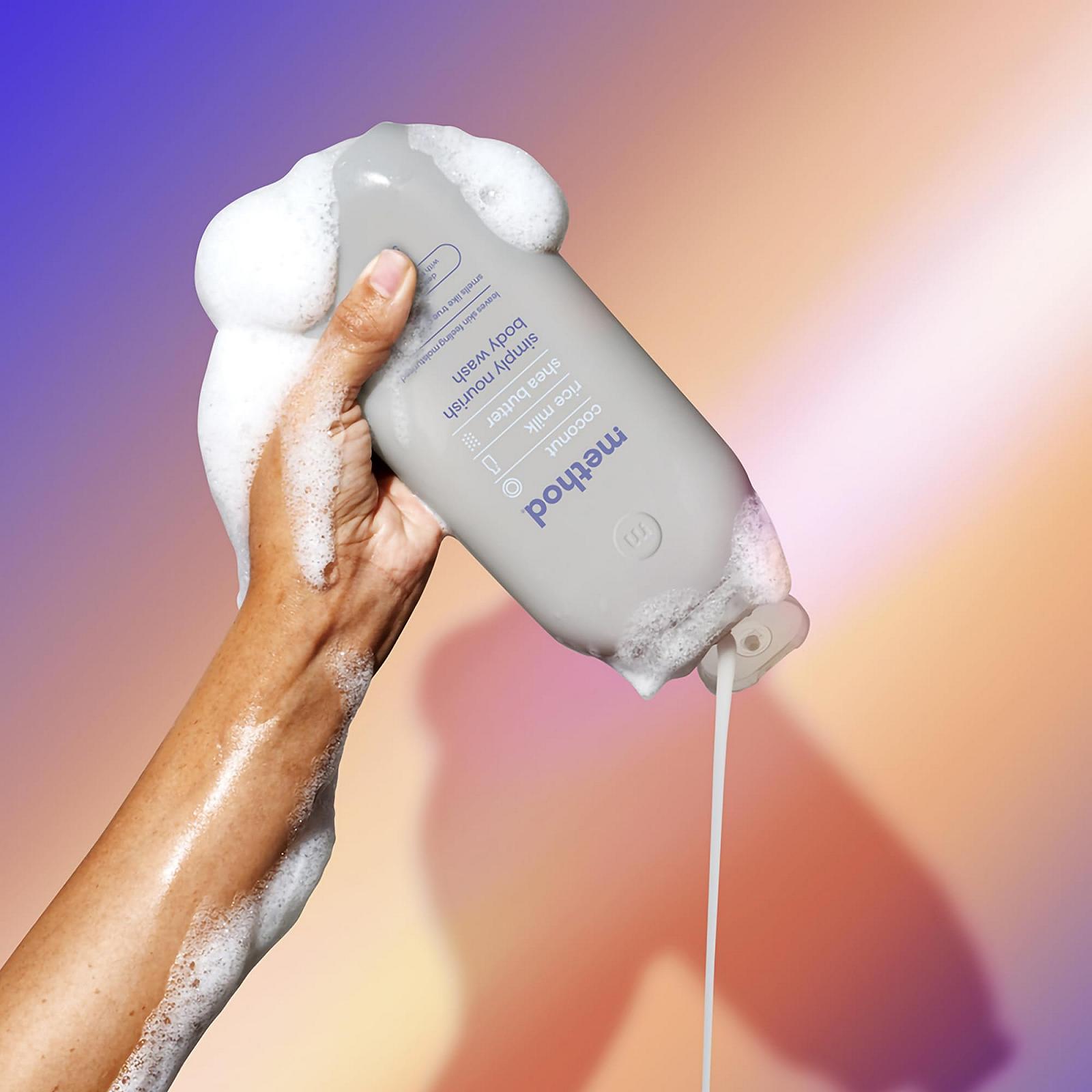 Гель для душа Method Simply Nourish Coconut, Rice Milk and Shea Butter 18 унций, фото №4