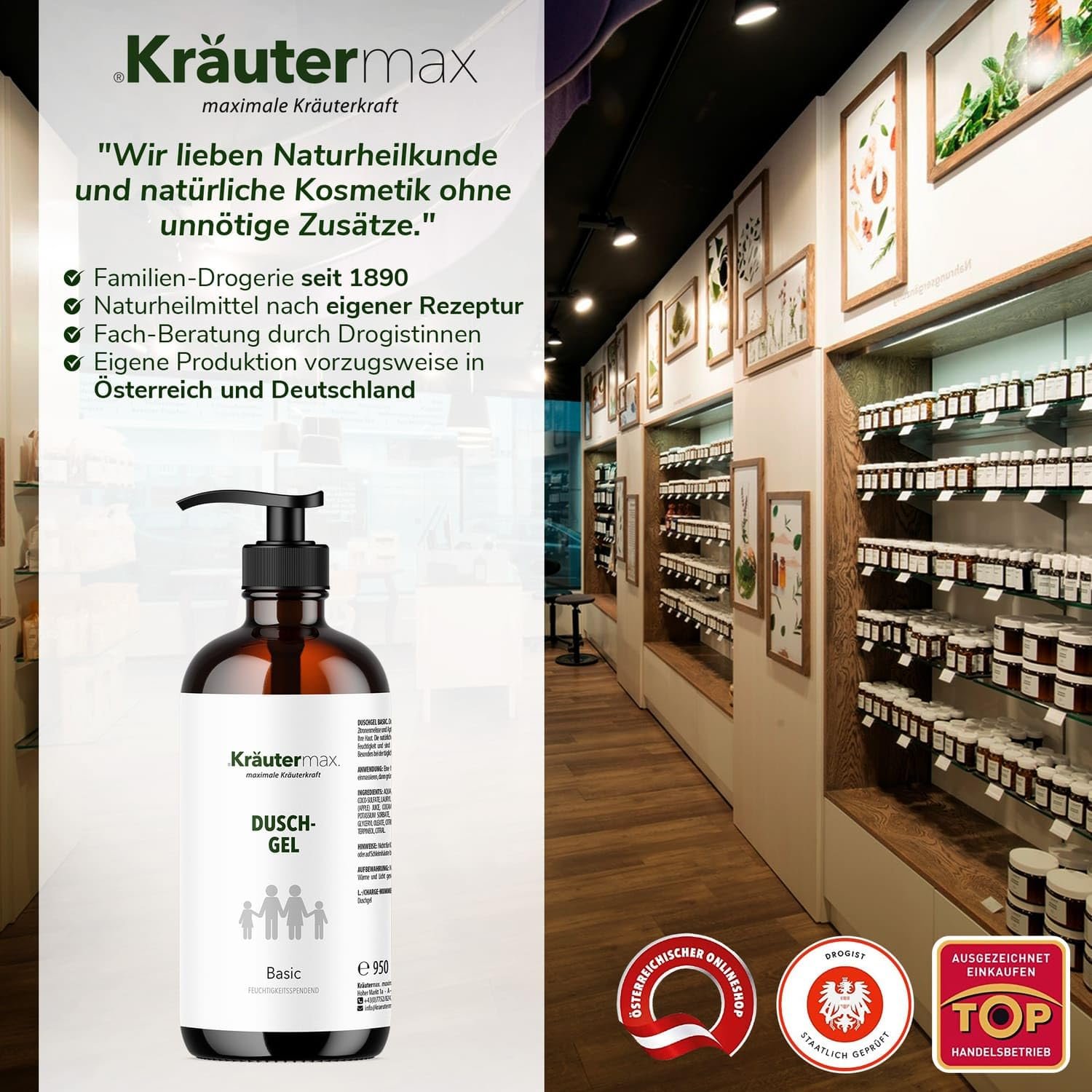 Гель для душу Basic PH Neutral 950 мл, фото №5 Гель для душу Basic PH Neutral 950 мл, фото №5