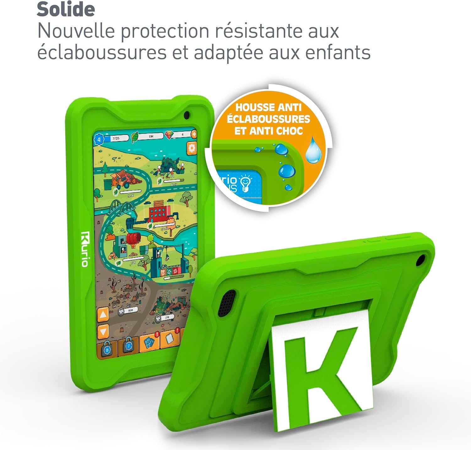 Планшет 7" KURIO KO1023 (2+4)/32 ГБ 4 ядер Android 13  3200 mAh Чорний, фото №3