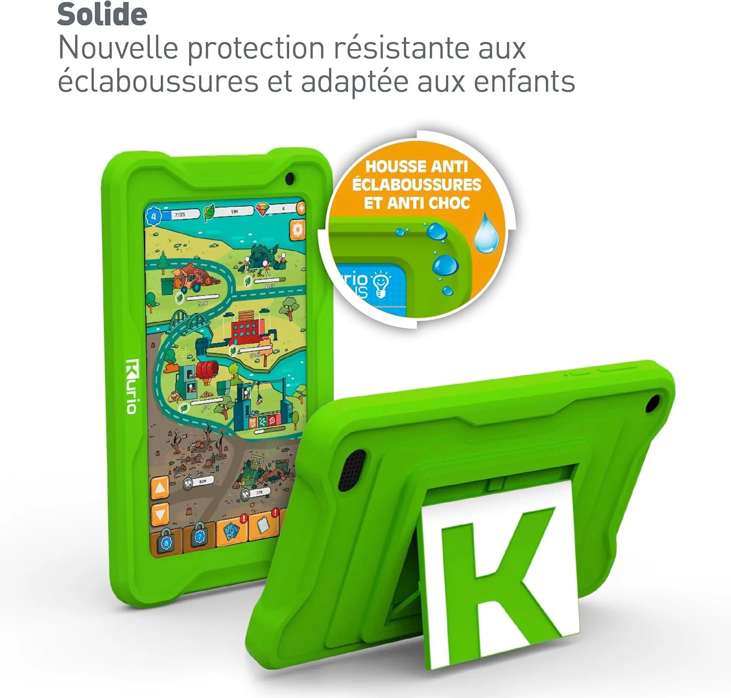 Планшет 7" KURIO KO1023 (2+4)/32 ГБ 4 ядер Android 13 3200 mAh Черный, фото №3 Планшет 7" KURIO KO1023 (2+4)/32 ГБ 4 ядер Android 13 3200 mAh Черный, фото №3