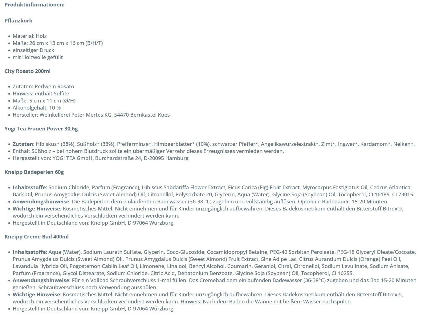 Подарунковий набір Herz & Heim для жінок з косметичними продуктами в персоналізованому дерев'яному подарунковому кошику, фото №6