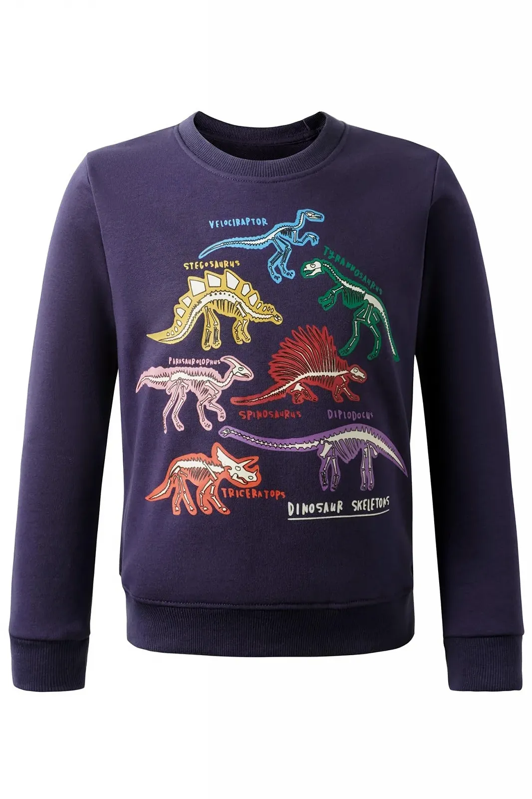 Дитячий світшот Alleen Бавовна, фотолюмінесцентний малюнок акули та динозавра, фото №1 Дитячий світшот Alleen Бавовна, фотолюмінесцентний малюнок акули та динозавра, фото №1