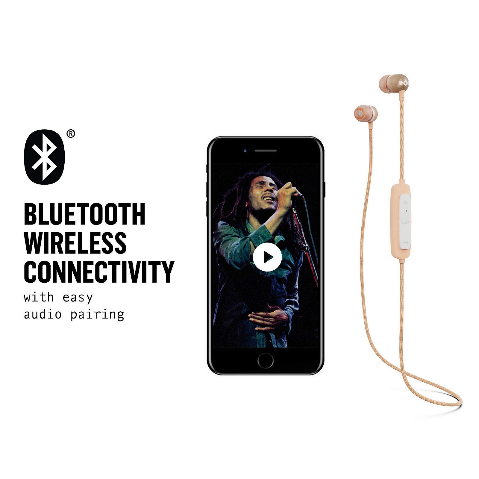 Навушники House of Marley Smile Jamaica Wireless 2 Вставні Bluetooth IPX-4 Рожевий, фото №3