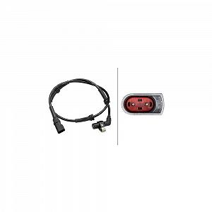 HELLA датчик частоты вращения колеса 6PU 009 106-651 для FORD MAZDA передний левый - Фото 1