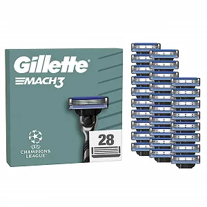 Сменные кассеты Gillette Mach3 28 шт. - Фото 1