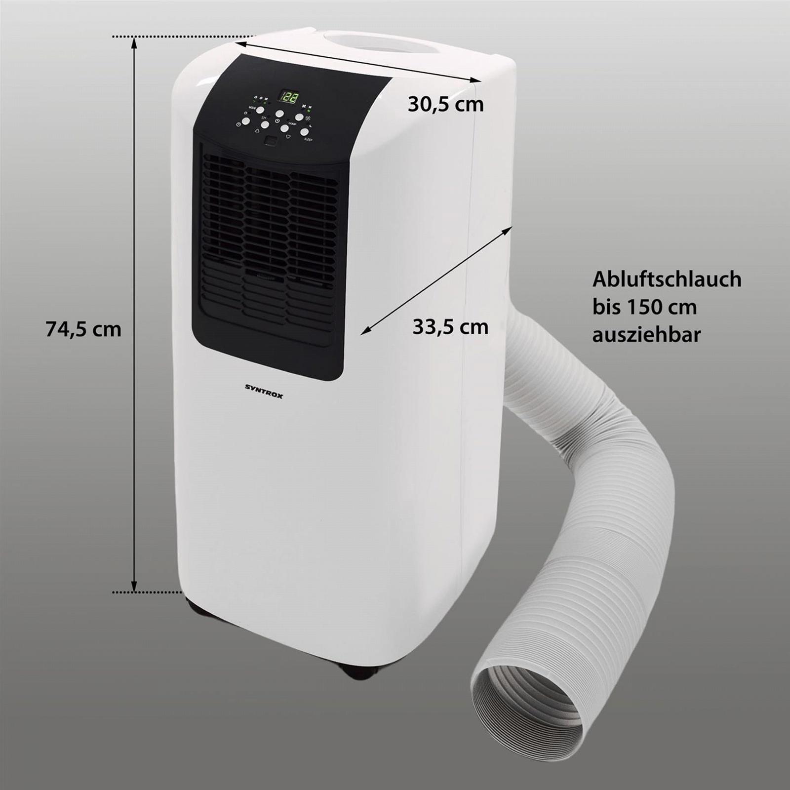 Мобільний кондиціонер Syntrox Cooly 7000 BTU Осушувач LED-дисплей, фото №6