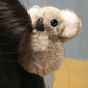 Заколка для волос Koala Euyehn, портативная, декоративная, милая заколка для тонких и густых волос, аксессуары для волос synthetic.ua - Фото 1