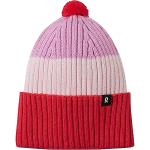 Шапка Reima Pipaus 56-58 см, Красный/разноцветный synthetic.ua - Фото 1