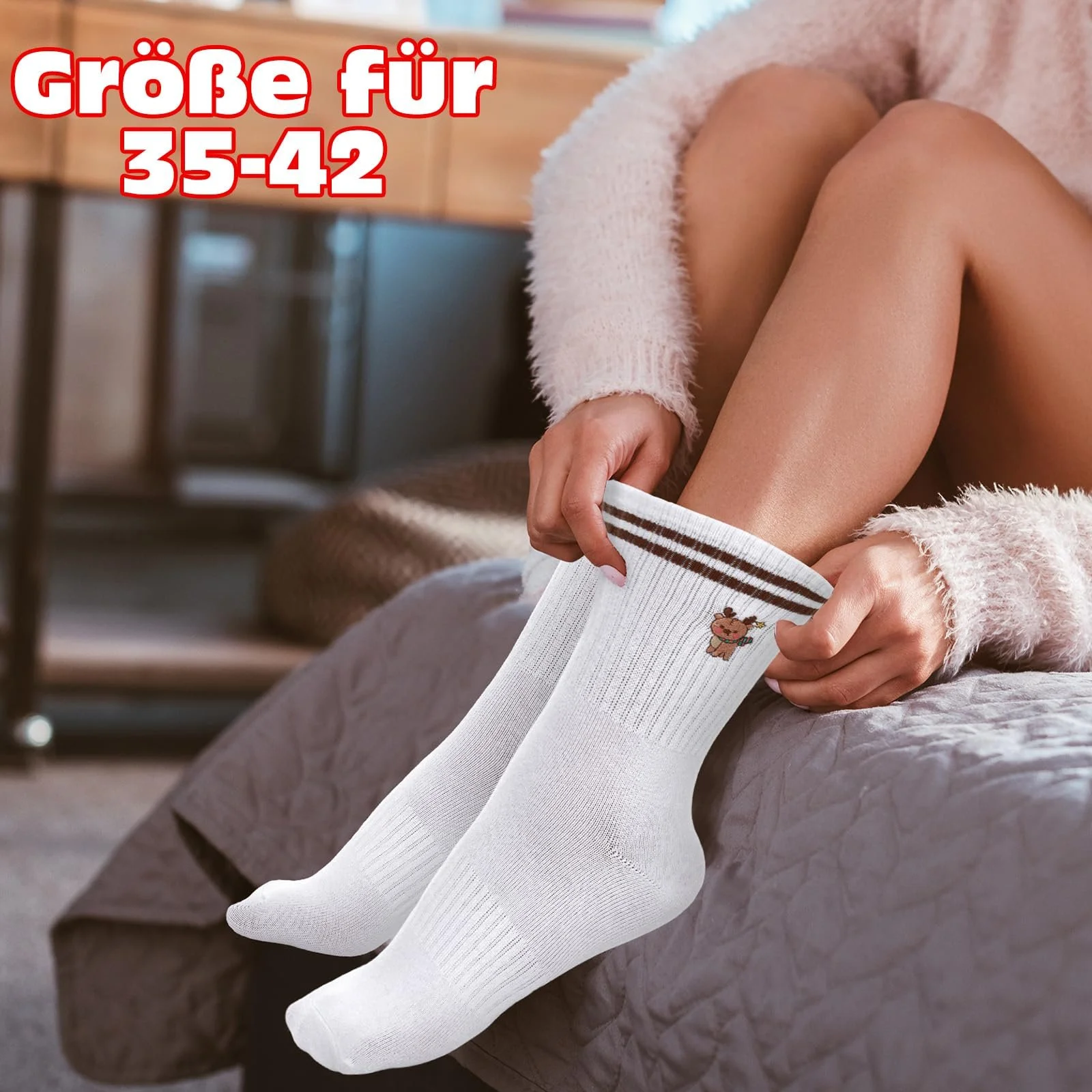 Шкарпетки Hestya Різдвяні EU 35-42, фото №3