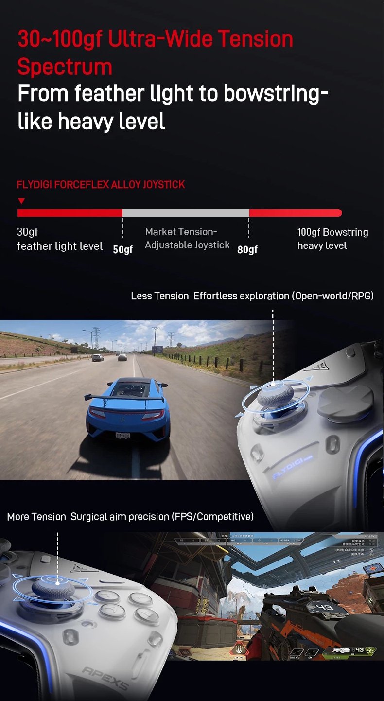 Геймпад Flydigi APEX 5 Black + док-станция (Android/Windows/Nintendo Switch/VR/iOS), фото №8 Геймпад Flydigi APEX 5 Black + док-станция (Android/Windows/Nintendo Switch/VR/iOS), фото №8