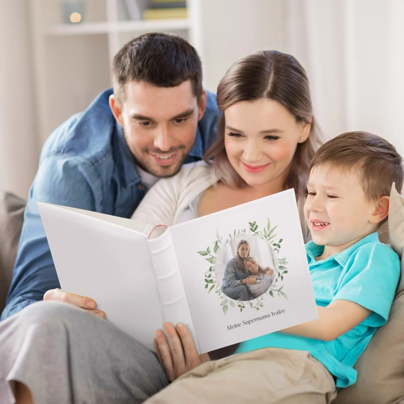 Альбом вкладыш Maverton с принтом - Фотоальбом на 200 фотографий 10 x 15 - 50 страниц - Размер: 21 x 22 см - Белый, фото №2