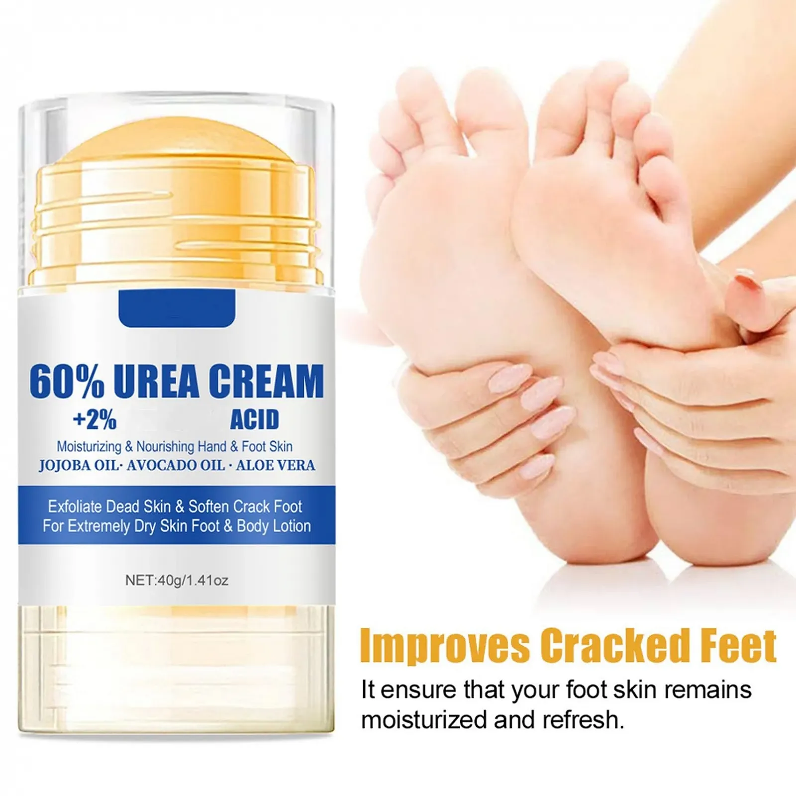 Крем-стик для ног Urea 60% Urea от мозолей 40 г, фото №3 Крем-стик для ног Urea 60% Urea от мозолей 40 г, фото №3