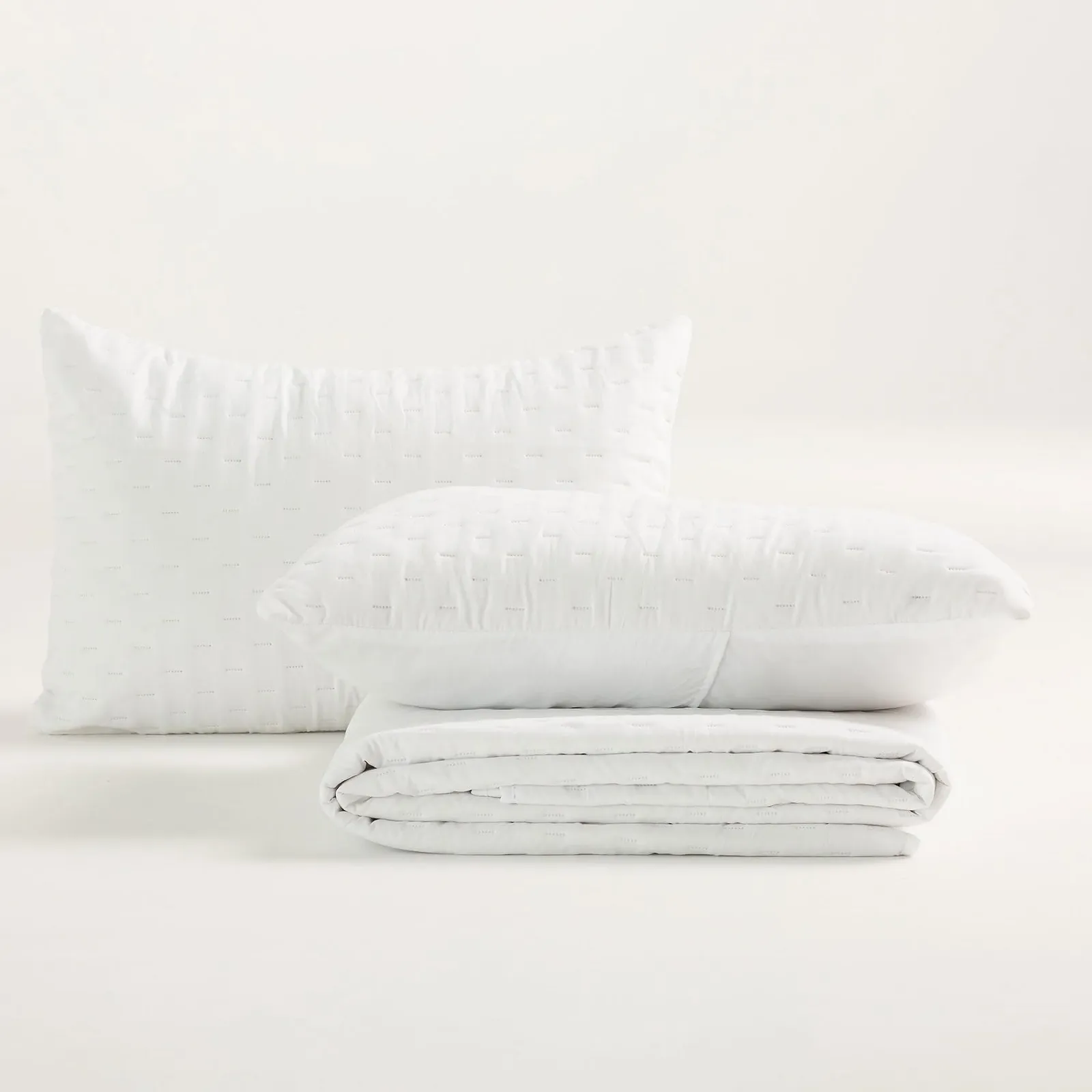 Покрывало GAMUSI для кровати 80/90 см Легкое Переходное Весеннее Летнее стеганое 180 x 270 см Белое, фото №4