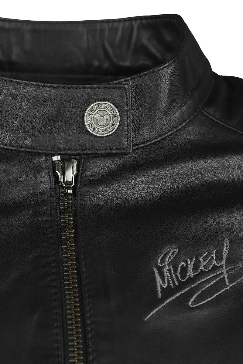 Куртка шкіряна жіноча Mickey Mouse Disney Чорний, фото №5 Куртка шкіряна жіноча Mickey Mouse Disney Чорний, фото №5
