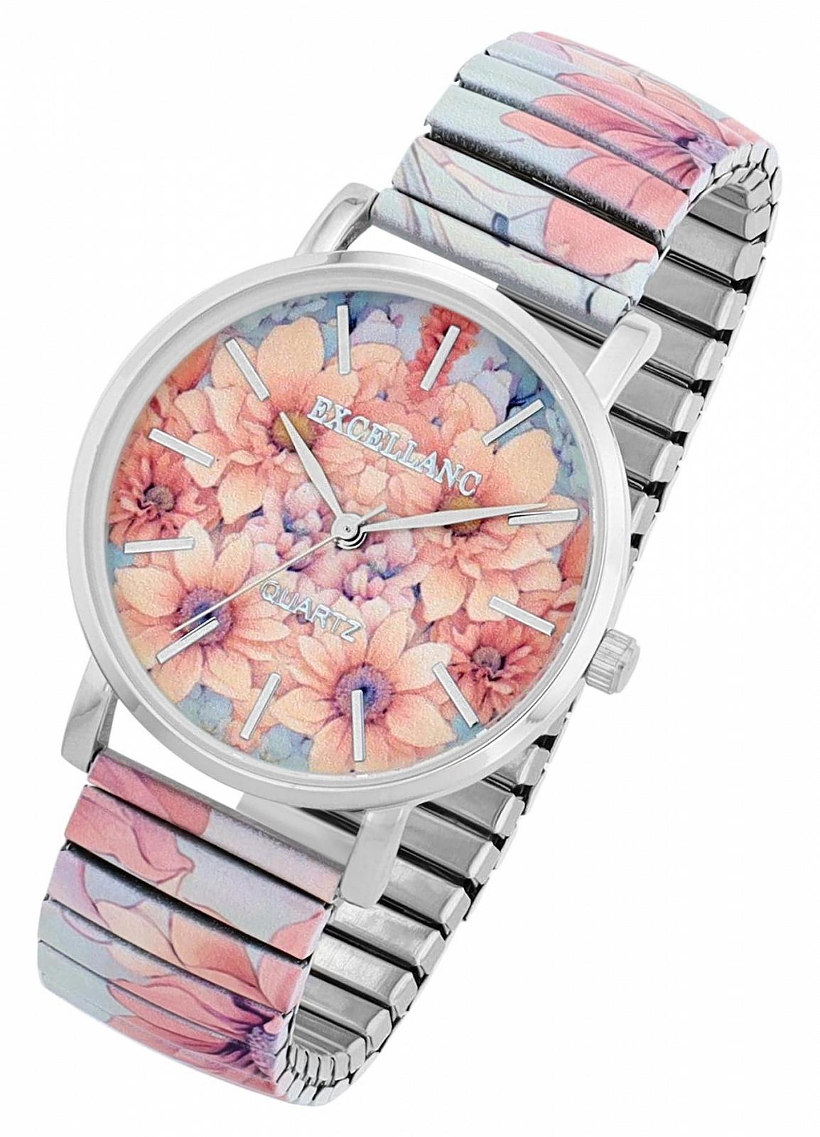 Жіночий годинник Excellanc Ремінець з нержавіючої сталі, Срібний/Різнокольоровий, фото №4