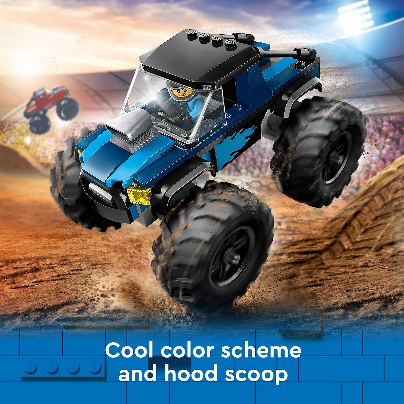 Игровой набор LEGO City Monster Truck 60402 Синий, фото №4 Игровой набор LEGO City Monster Truck 60402 Синий, фото №4