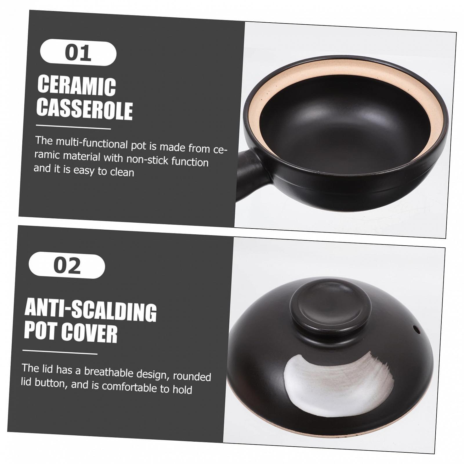 Кастрюля VICASKY с керамической ручкой и крышкой, фото №9