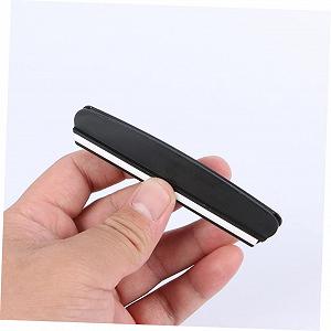 Направляющая для заточки ножей Tofficu ручная регулируемая пластиковая Black synthetic.ua - Фото 1