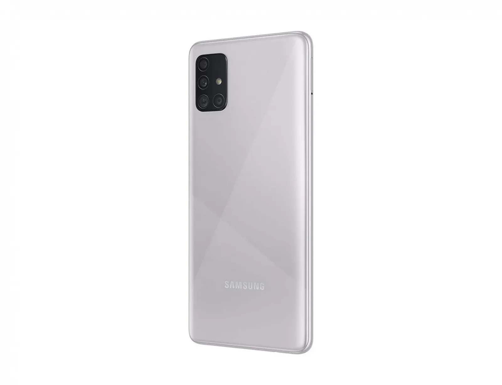 Смартфон Samsung Galaxy A51 128 GB Android 10 Dual SIM Silver Haze Crush Silver, фото №4