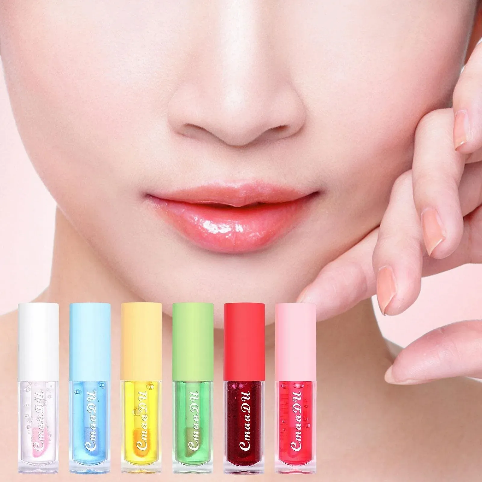 Блиск для губ Фруктовий набір Wontool 6 кольорів, фото №2