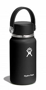 Міні-термопляшка Hydro Flask Micro Hydro 200 мл Герметична Нержавіюча сталь Black synthetic.ua - Фото 1