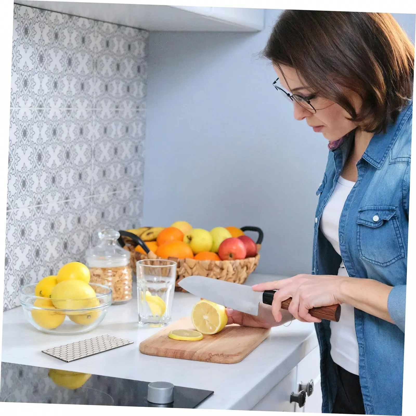 Набор из 3 алмазных точильных камней Diamond Whetstone для кухонных ножей и ножниц практичный долговечный универсальный, фото №6