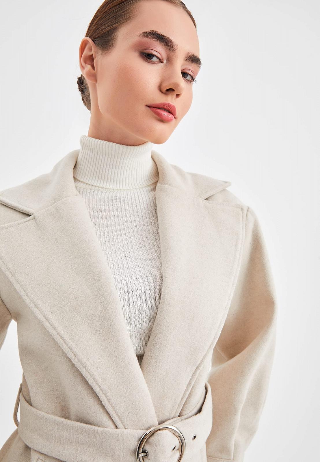 Пальто Leif Nelson Жіноче Довге Елегантне Зимове Тренч Пальто Осіннє Вовняне Пальто Зимове Пальто Перехідна Куртка Жіноча Повсякденна Куртка Ділова, фото №7