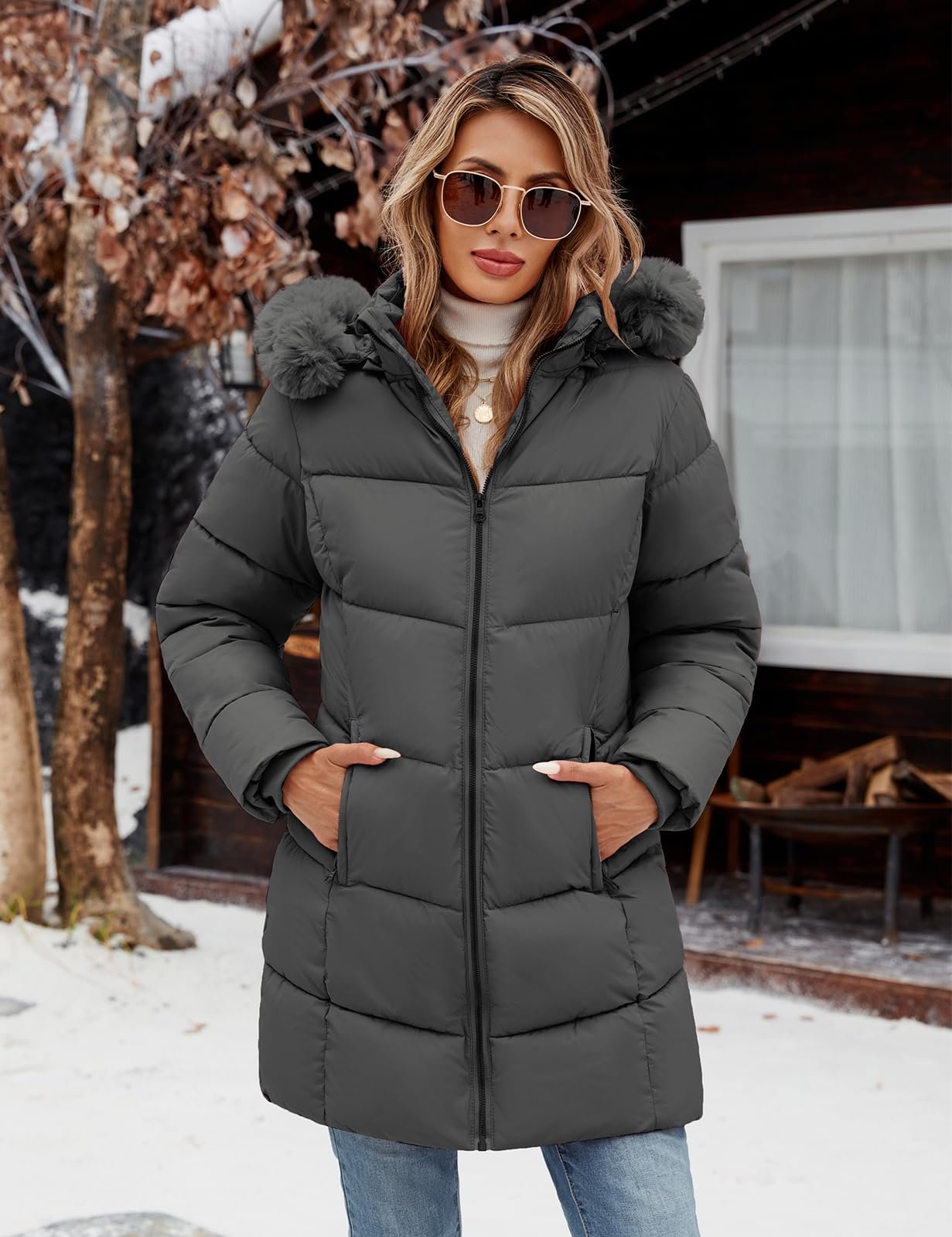 Зимова Куртка Vancavoo Жіноча, фото №8 Зимова Куртка Vancavoo Жіноча, фото №8