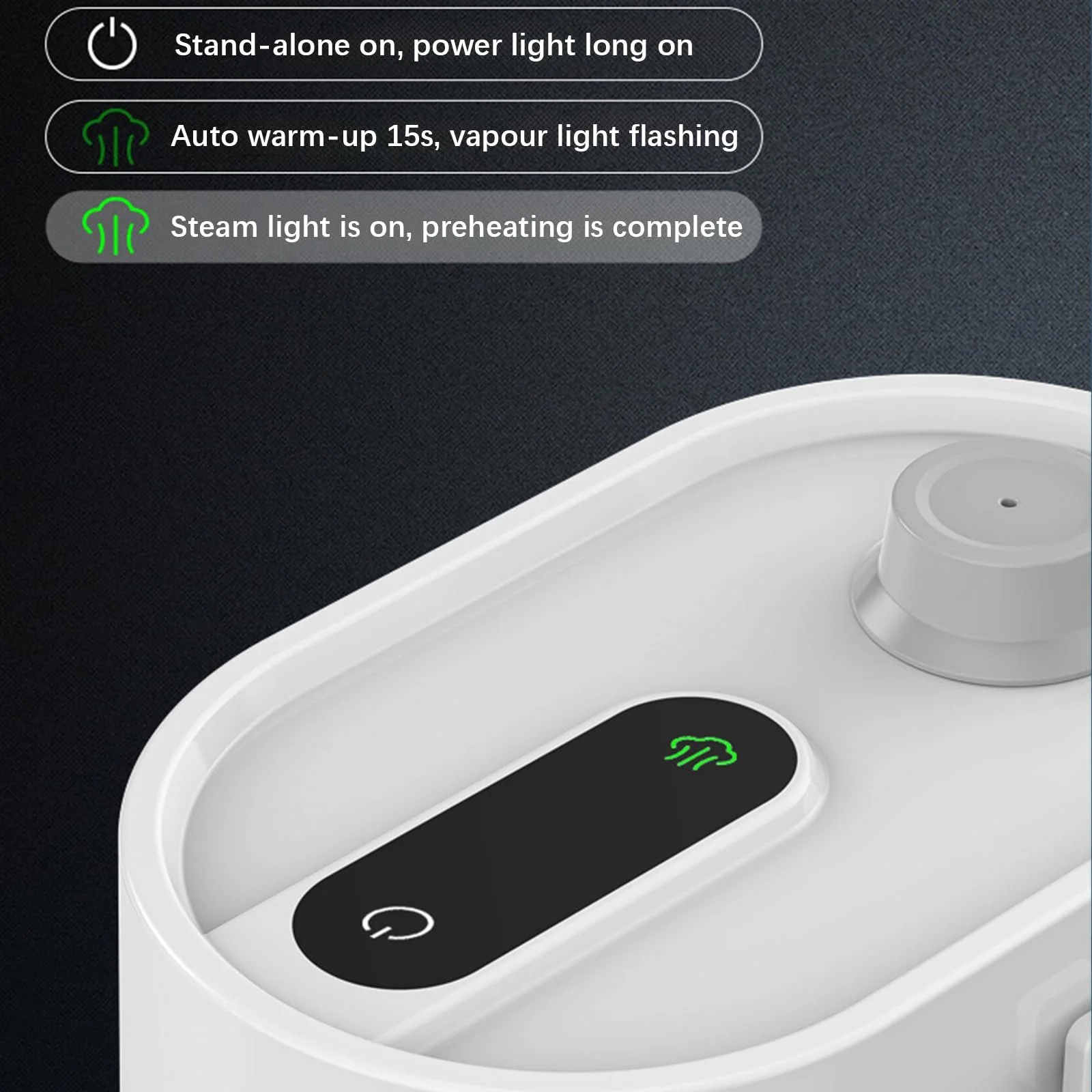 Портативний пароочисник 1200 W 620 ml 2.5 Bar з 6 аксесуарами, фото №4 Портативний пароочисник 1200 W 620 ml 2.5 Bar з 6 аксесуарами, фото №4