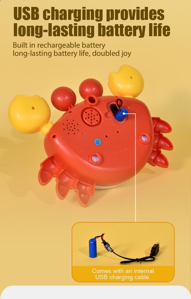 Игрушка для ванны Крабовый Пузырь с Музыкой, фото №2