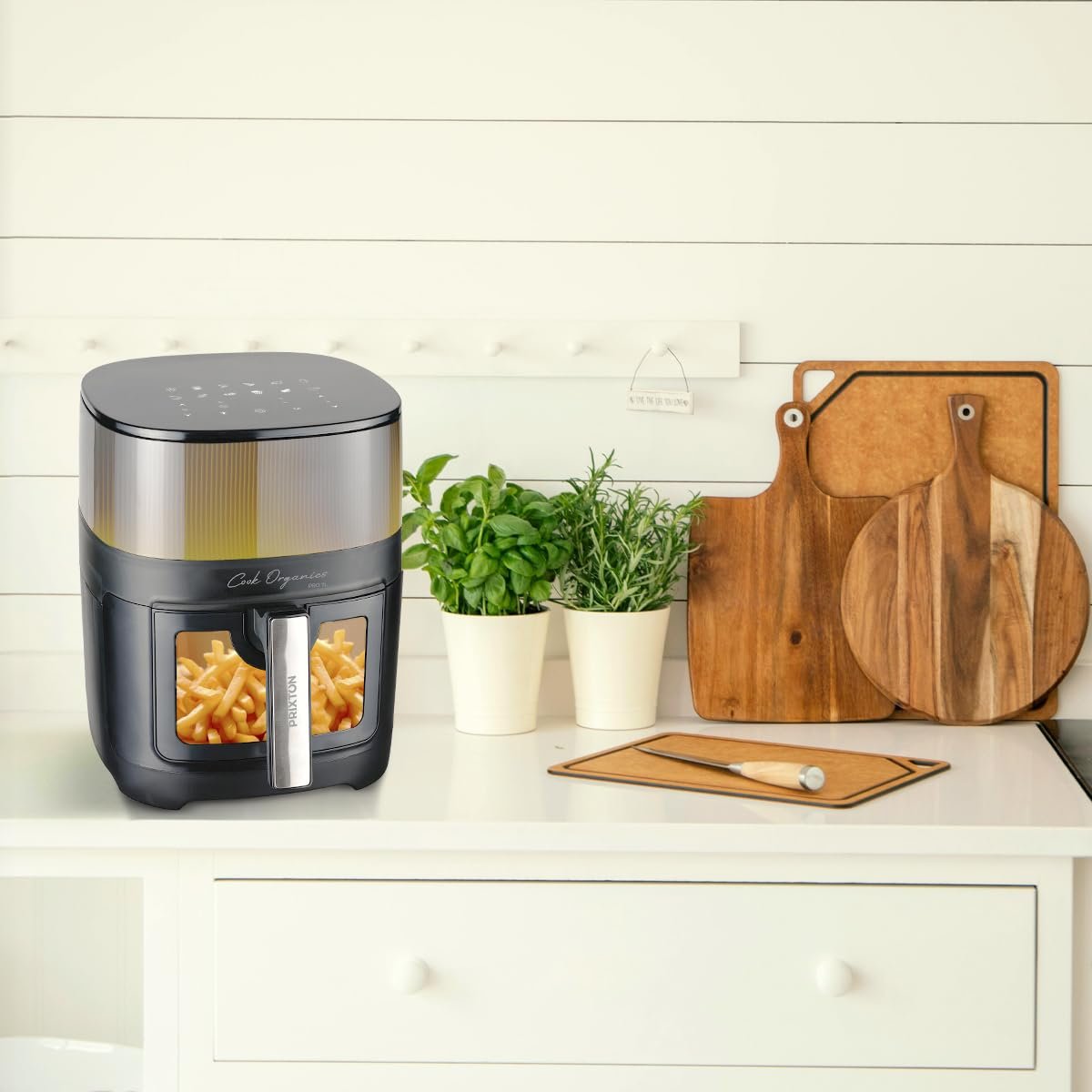 Мультипіч PRIXTON Cook Organics 7 л Window Touch Screen Black, фото №9 Мультипіч PRIXTON Cook Organics 7 л Window Touch Screen Black, фото №9
