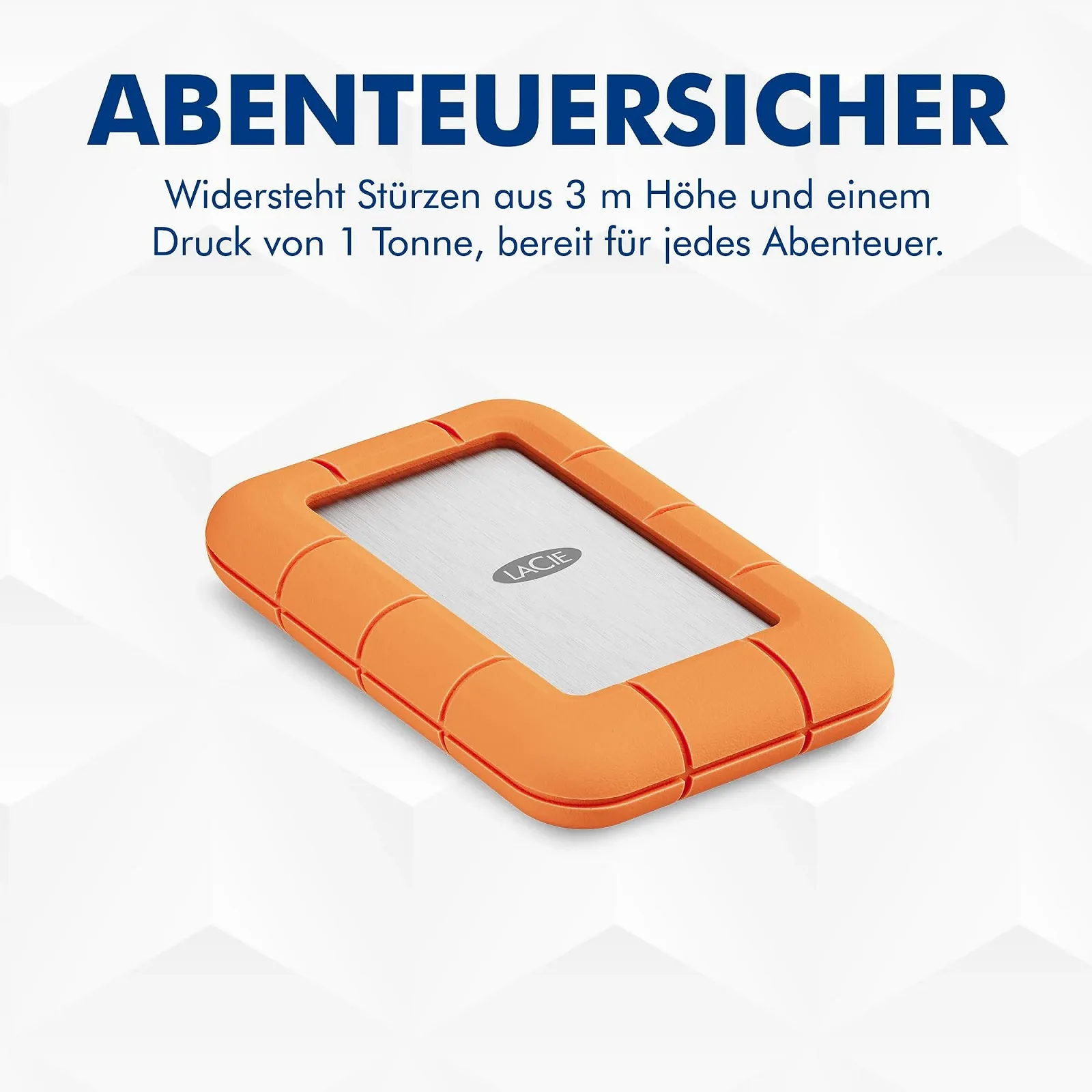 Зовнішній SSD накопичувач LaCie Rugged SSD4 STND1000400 1TB 40Gbps USB-C Orange, фото №6 Зовнішній SSD накопичувач LaCie Rugged SSD4 STND1000400 1TB 40Gbps USB-C Orange, фото №6