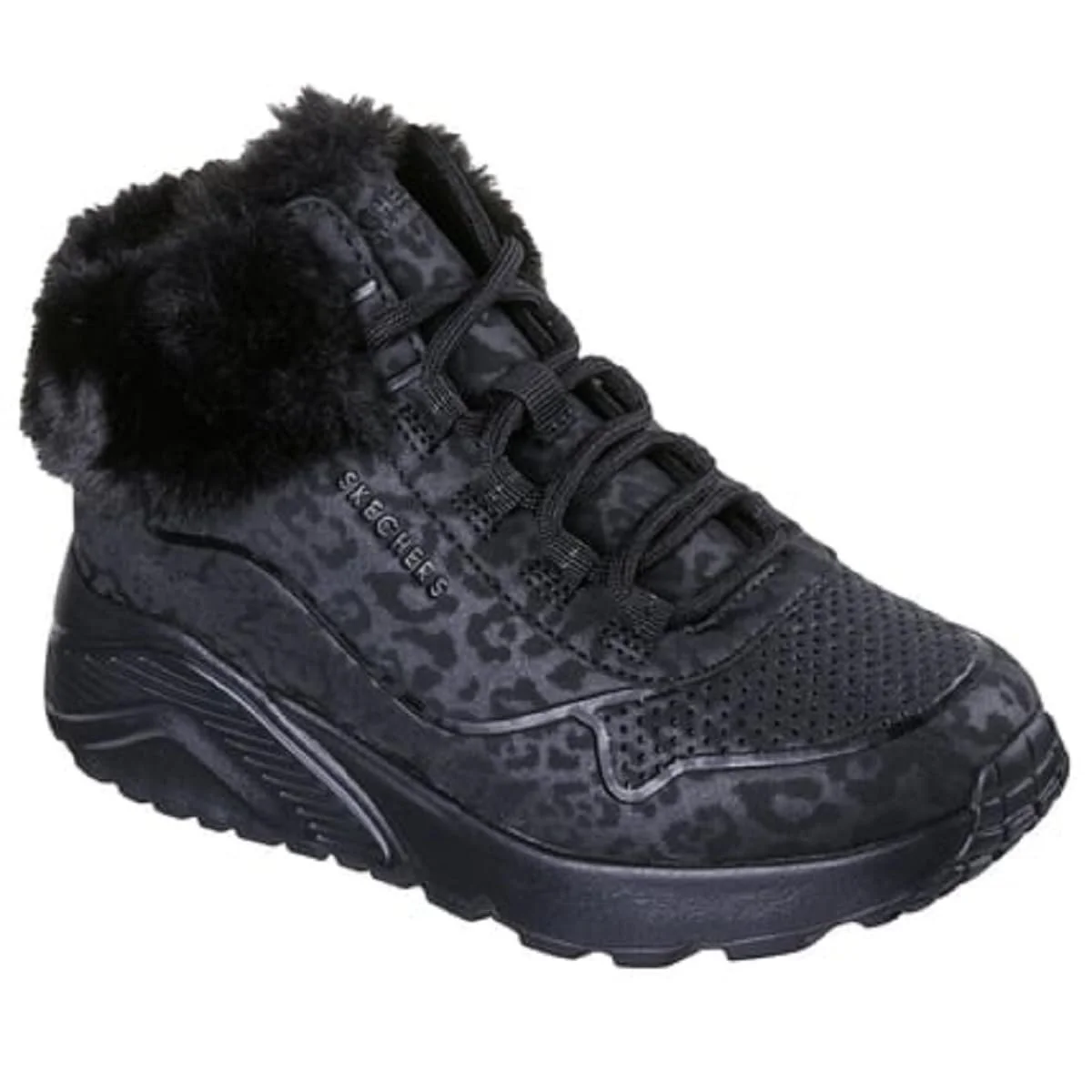 Кроссовки Skechers UNO Lite Cosy Leopard для девочек, фото №1