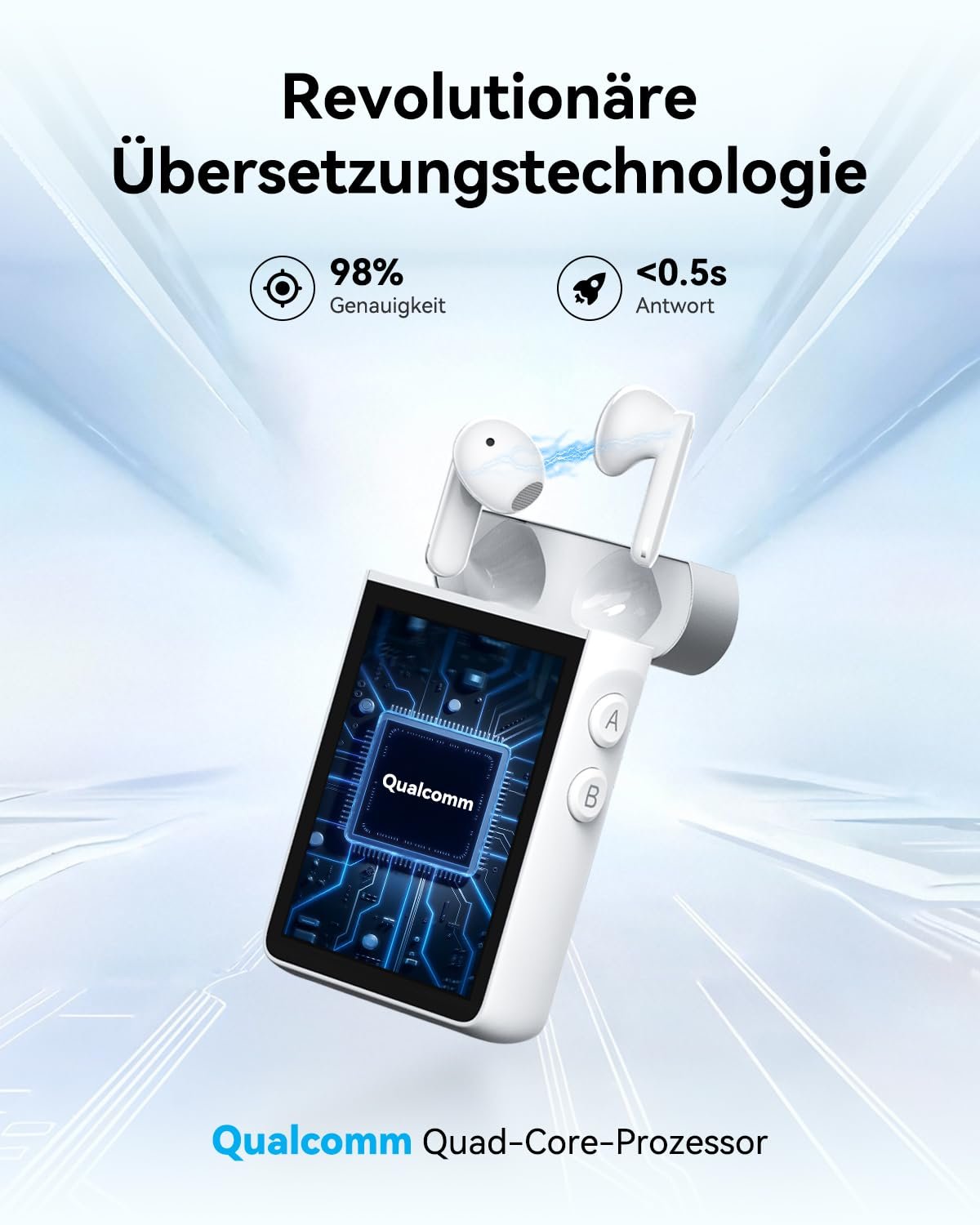 Наушники-переводчики Wooask A9S с Chatgpt, фото №2