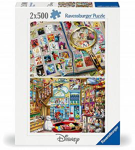 Пазл Ravensburger Disney Stamps and Toys 12000345 2 x 500 элементов - Фото 1