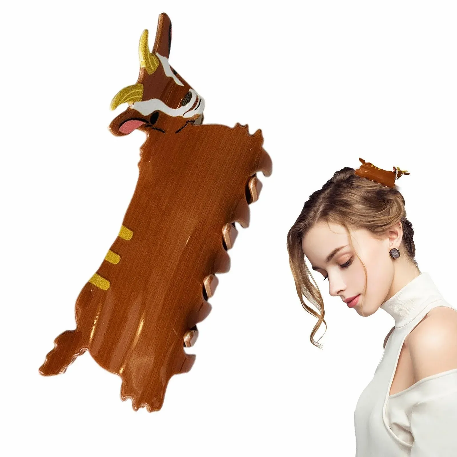 Заколка для волос Разные Цвета Животные Листья, фото №7 Заколка для волос Разные Цвета Животные Листья, фото №7