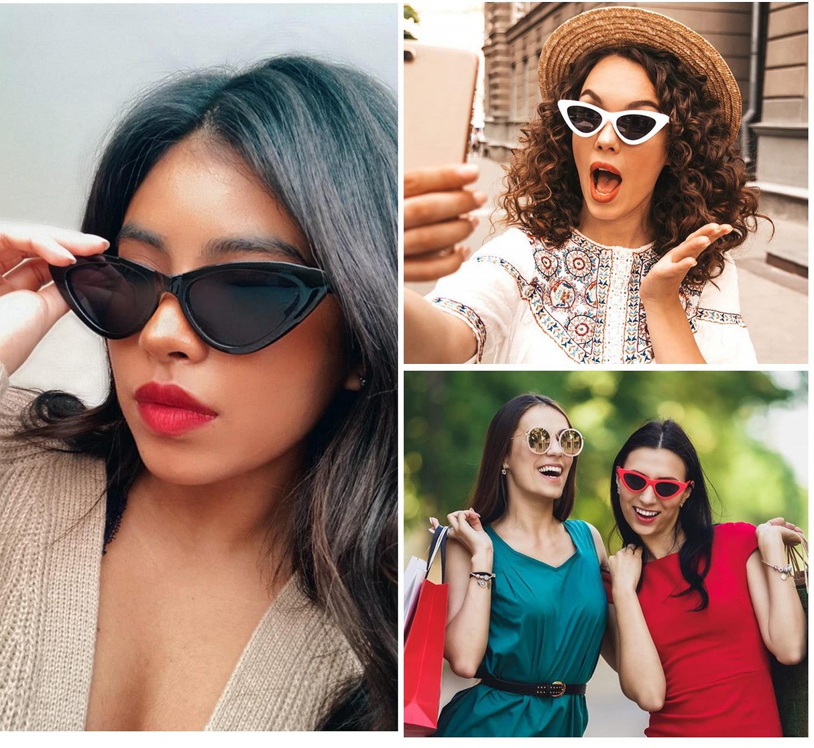 Набір сонцезахисних окулярів «Котяче око» Unning, 4 шт., фото №7