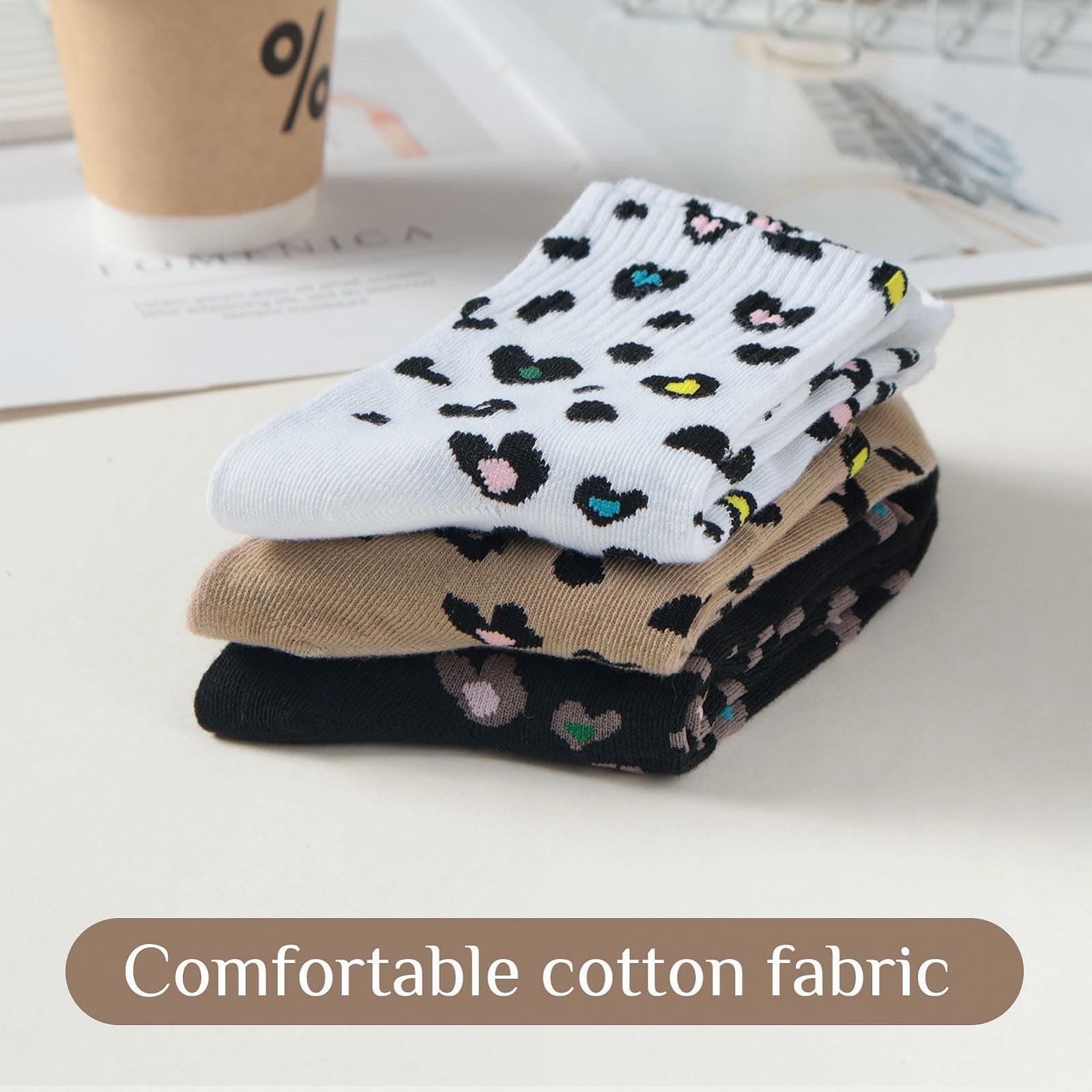 Жіночі шкарпетки з кольоровим леопардовим візерунком 3 пари 35-43, фото №5