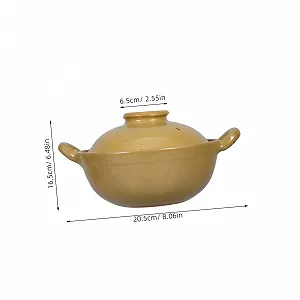 Каменный горшок VALICLUD Upgrade Version 500 мл многофункциональный с двойной ручкой synthetic.ua - Фото 1