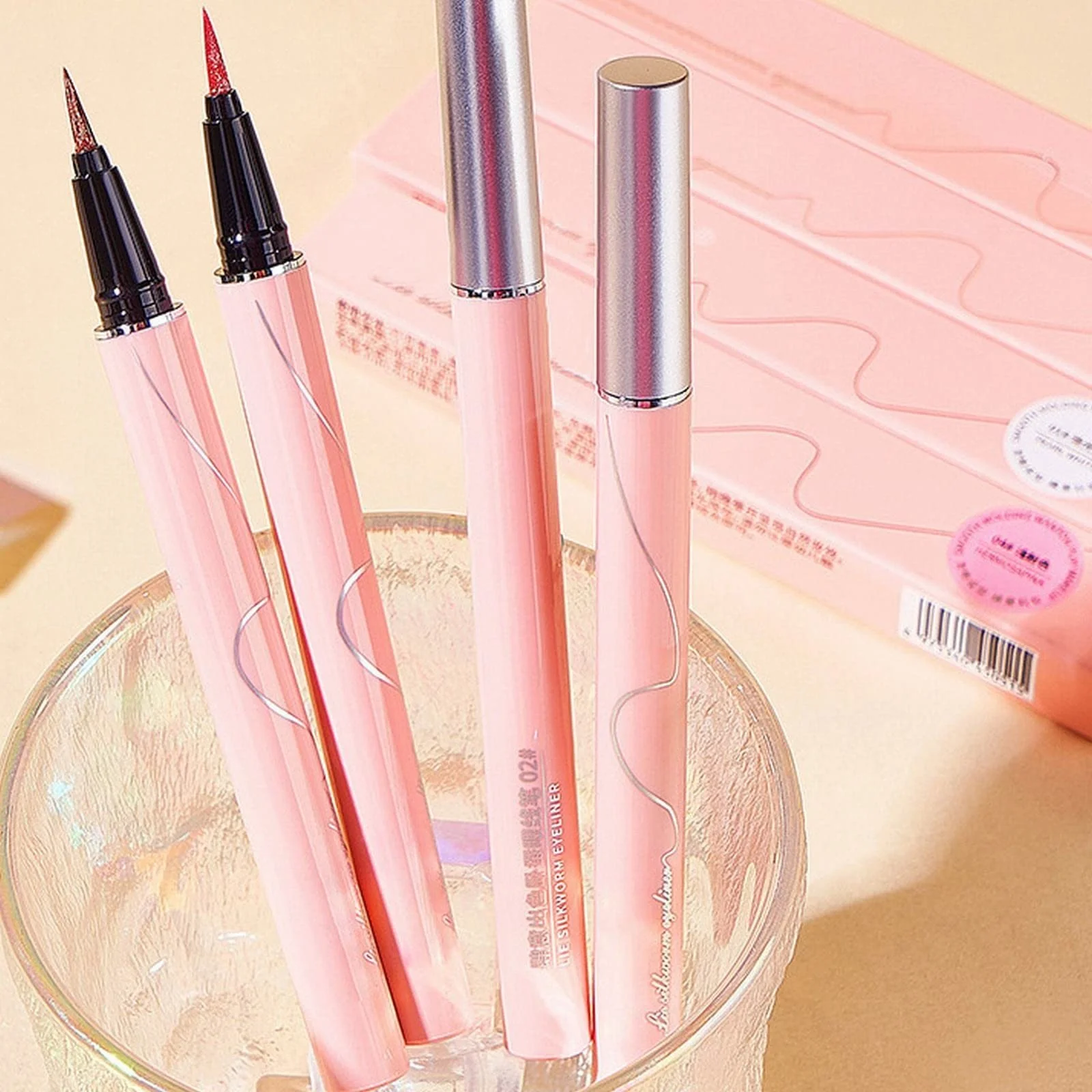 Карандаш для глаз XQQ2ERdinm185, с бриллиантовой пудрой, осветляющий, водостойкий, 2 мл, A, One Size, фото №5