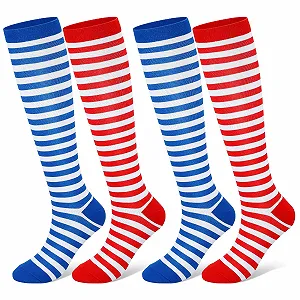 Шкарпетки Jadive 2 пари карнавальні вище коліна - Фото 1