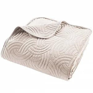 Покривало douceur d'intérieur 100% Поліестер Натуральний 220 x 240 см - Фото 1