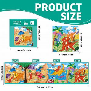 Магнитный пазл Jisrcha 4-in-1 Animal для путешествий 73 детали (A) от 3-5 лет synthetic.ua - Фото 1