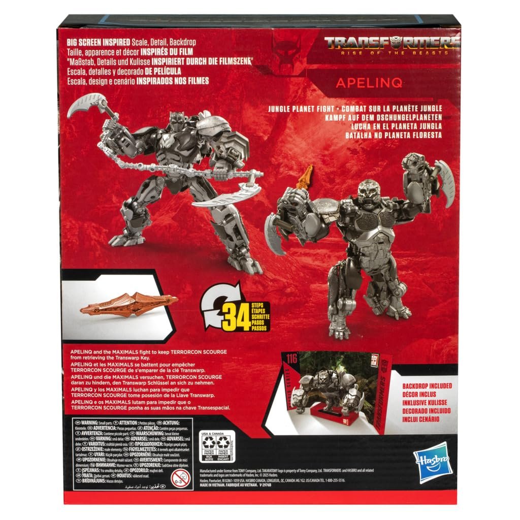 Фігурка Transformers Studio Series Leader Class Rise of Beasts 116 Apelinq, фото №5