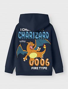 Толстовка NAME IT Pokemon Nreg SWE Wh Bru Box Sky synthetic.ua - Фото 1