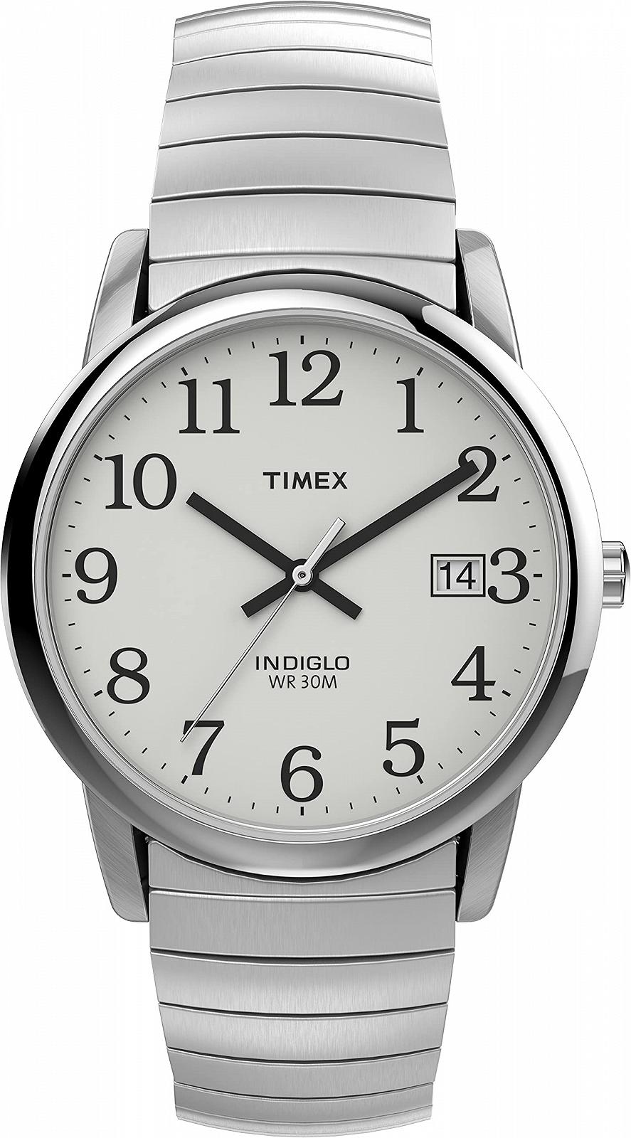 Мужские часы Timex Easy Reader 35 мм с датой, фото №1