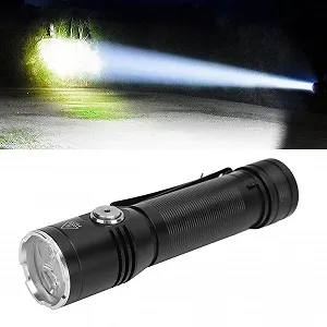 Професійний портативний кишеньковий ліхтарик Tbest 2050LM USB акумуляторний для виживання на відкритому повітрі, регульована яскравість synthetic.ua - Фото 1